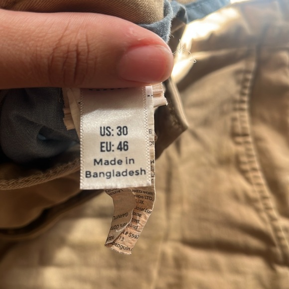 Beige kaki Unisex Shorts - Picture 3 of 3